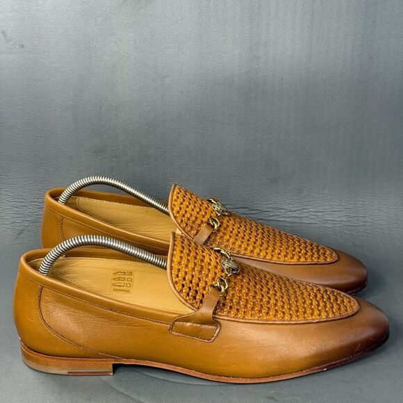 Kurt Geiger London Ali Woven Bit Loafer shoes men’s size 11.5 new without box - Picture 2 of 11